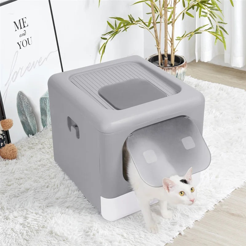 Enclosed Cat Litter Box