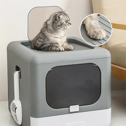 Enclosed Cat Litter Box